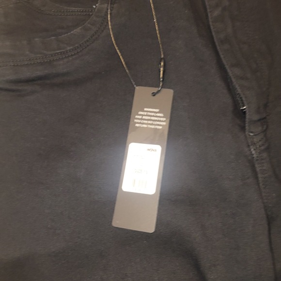 Fashion Nova NEW Lola Black Denim straight leg Jeans 13 Comfort Casual relaxed - Picture 2 of 8